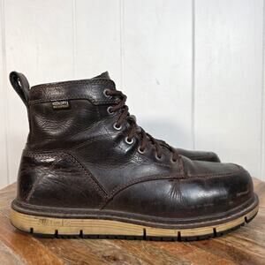 Keen Men's Dark Brown Leather Boots